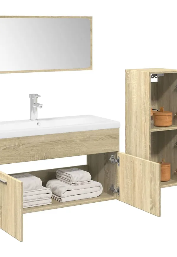 Brun badrumsmöbel som passar perfekt till hösten 2025!