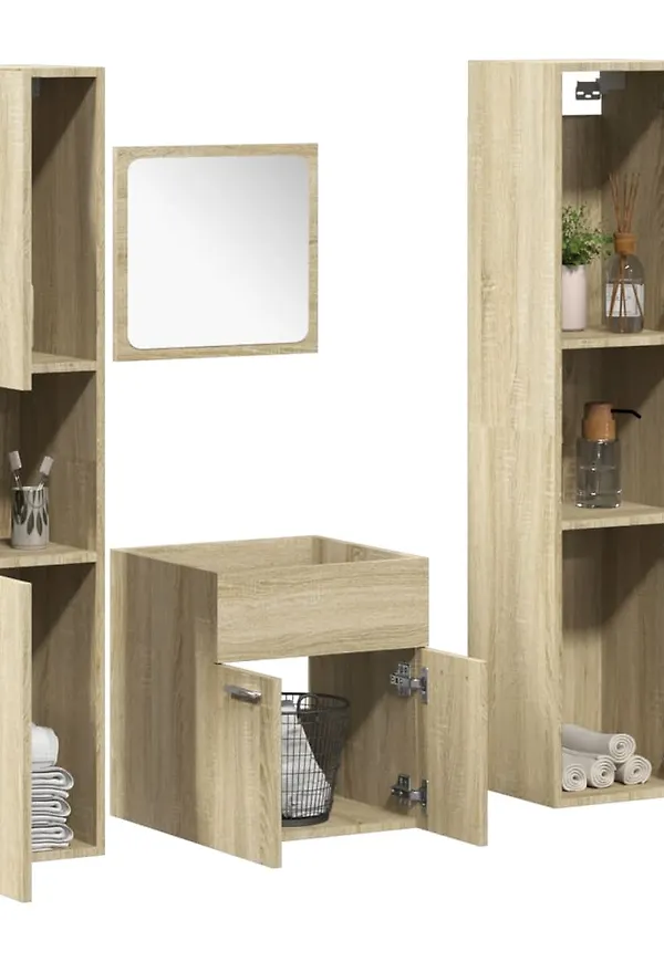 Mysig vidaxl möbel i brun färg gjord i ek.