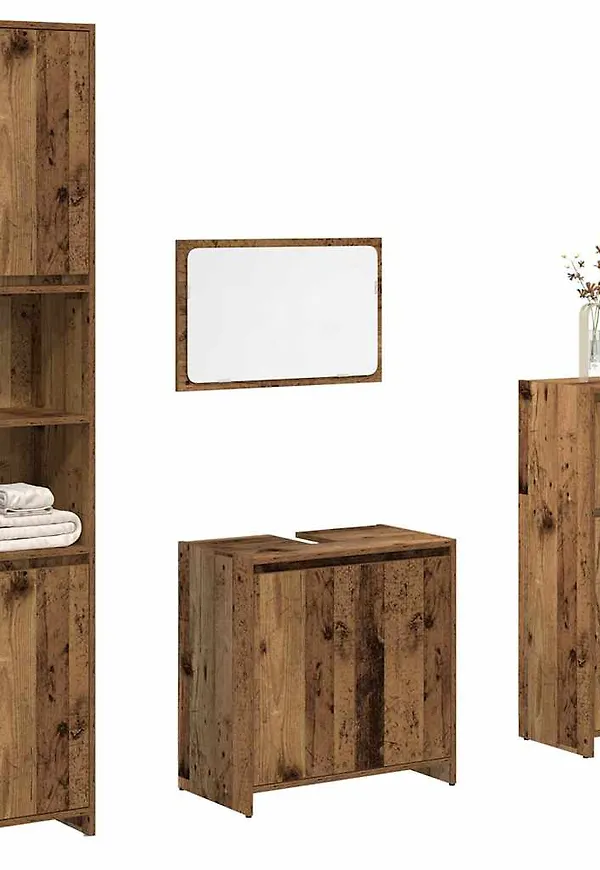 Fin brun badrumsmöbel 2025 från vidaXL.