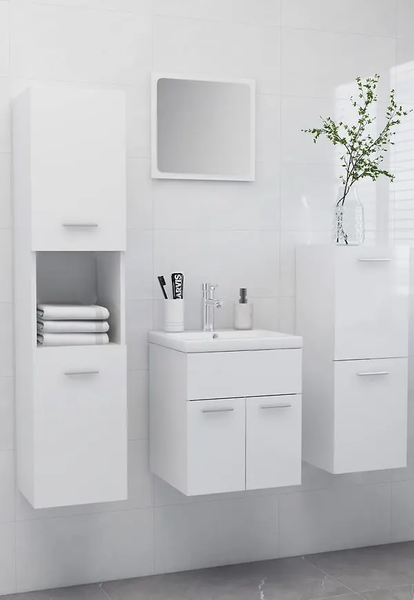 Vit vidaXL-möbel i stilriktig modell.