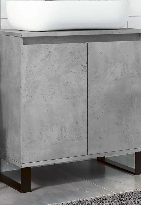 Superfin möbel i grå färg gjord i järn.