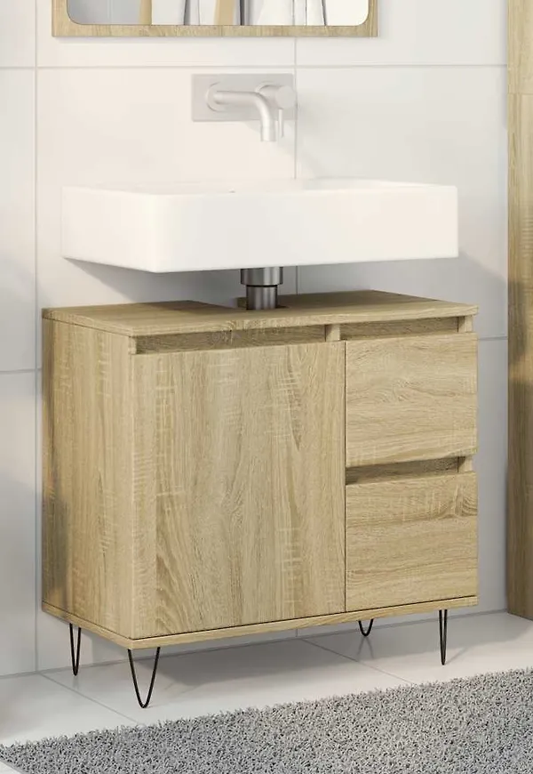 Riktigt fin möbel i brun färg gjord i ek.