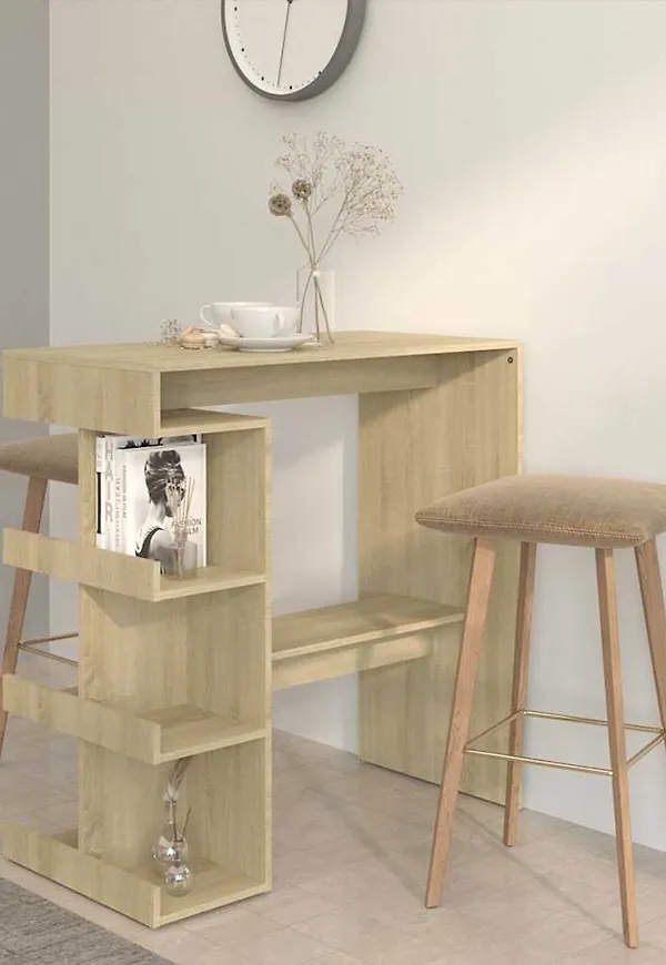 Trendig matbord i brunt från vidaXL.