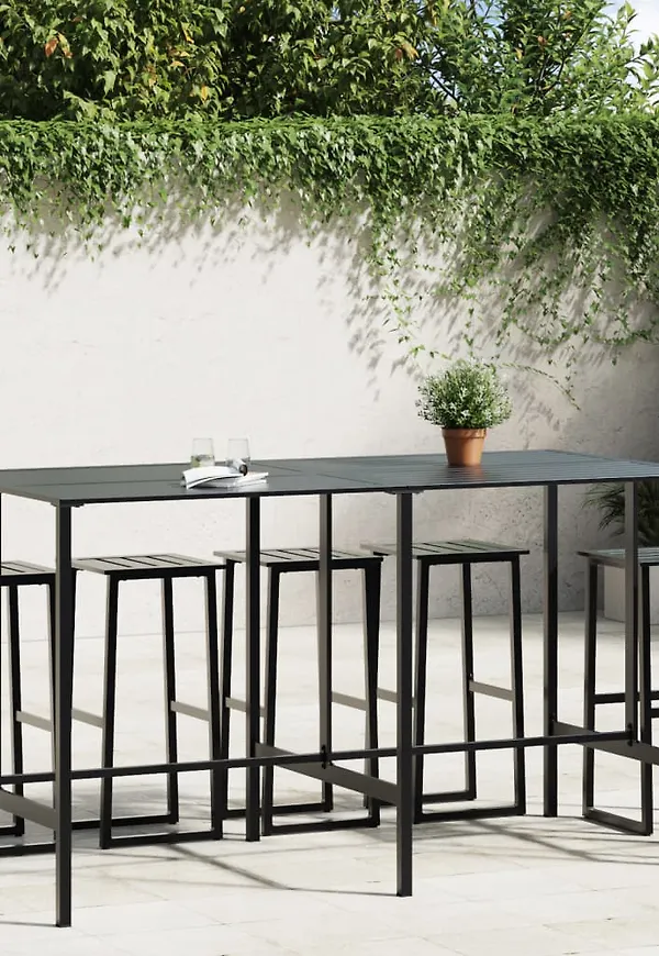 Vacker utebord i svart från vidaXL.