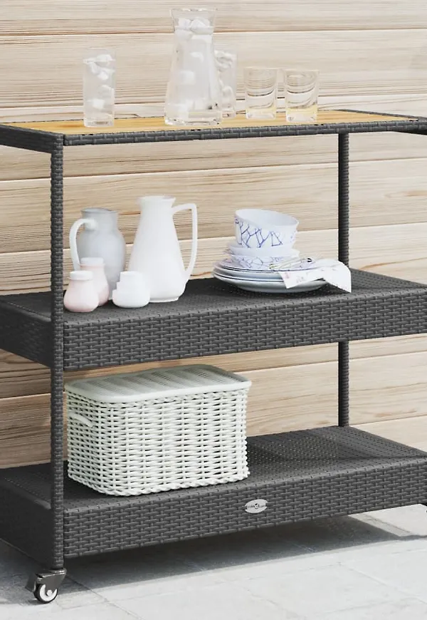 Fin vagn i svart från vidaXL.