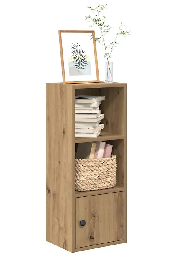 Snygg hylla i ek från vidaXL.