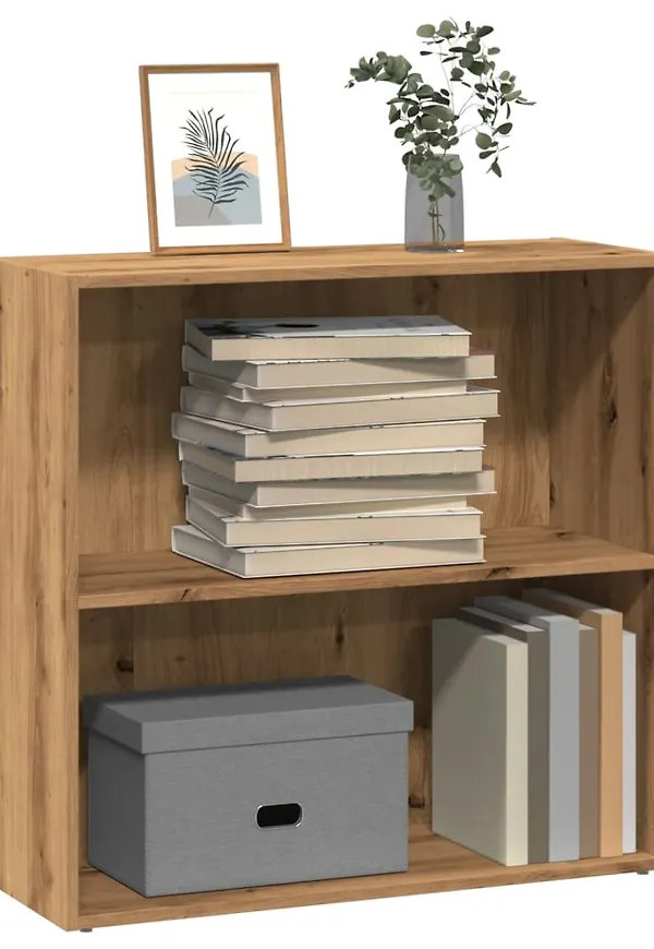 VidaXL bokhylla i ek som passar perfekt till hösten 2025!