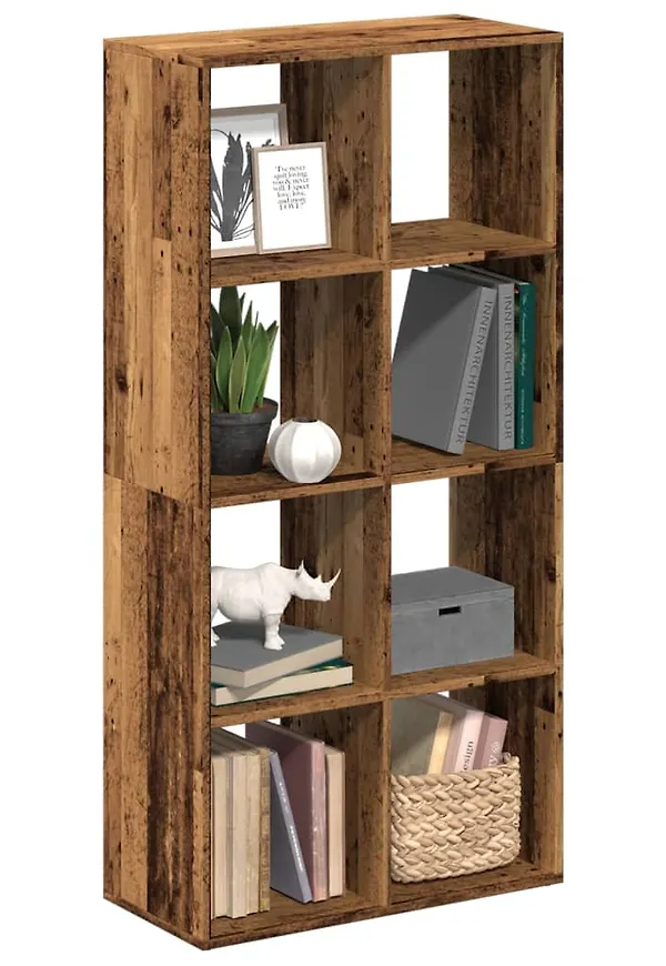 Supersnygg bokhylla i brunt från vidaXL.