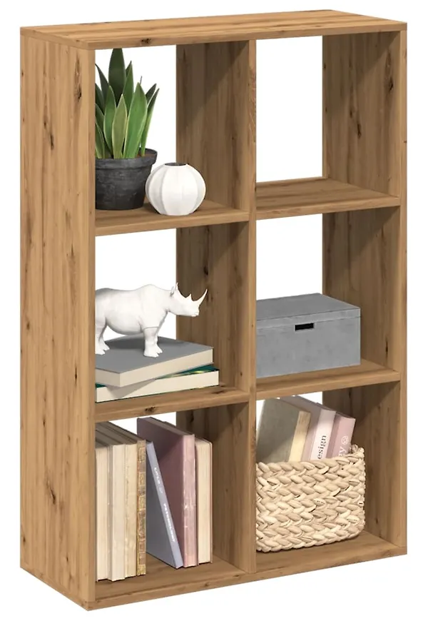 VidaXL bokhylla i ek som passar perfekt till hösten 2025!