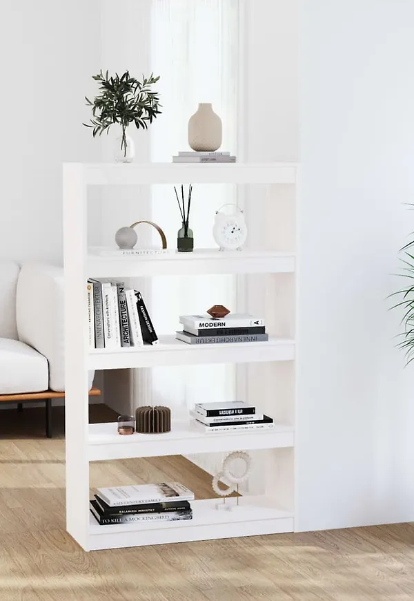 Vacker vit hylla 2025 från vidaXL.