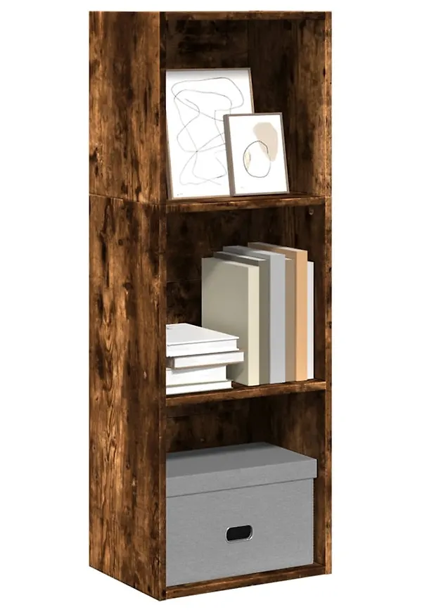 Fantastiskt snygg ekhylla i brunt från vidaXL.