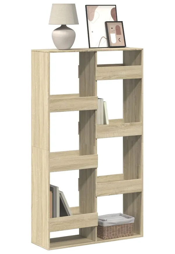 Riktigt snygg bokhylla i brunt från vidaXL.