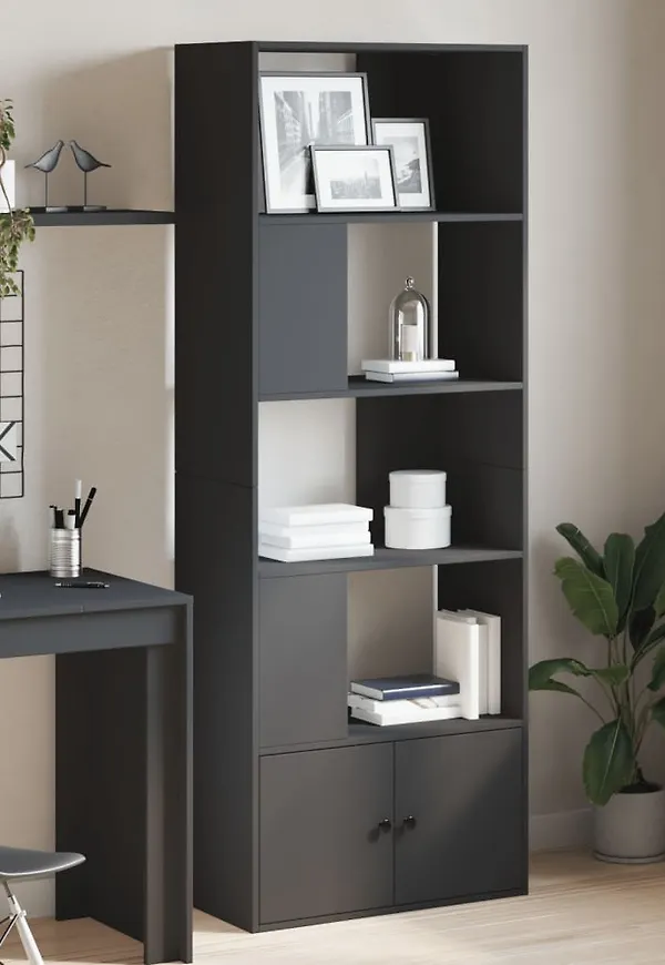 Otroligt snygg svart hylla 2025 från vidaXL.