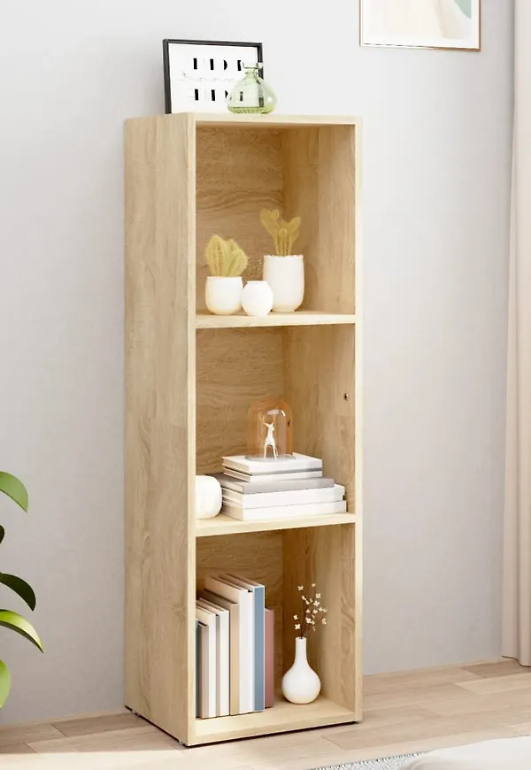 VidaXL bokhylla i ek som passar perfekt till hösten 2025!