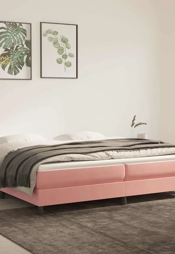 Moderiktig rosa säng 2026 från vidaXL.