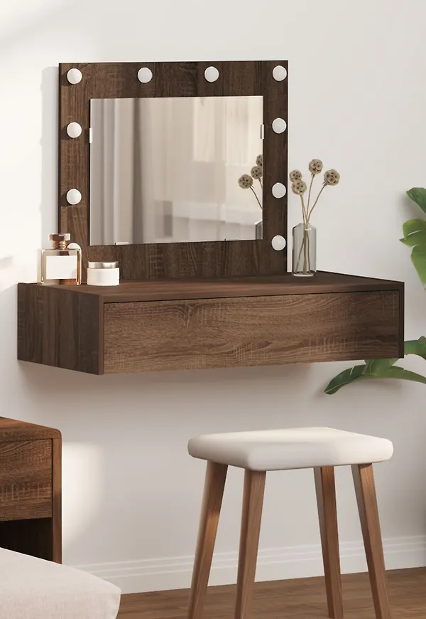 VidaXL sängbord i ek som passar perfekt till hösten 2025!