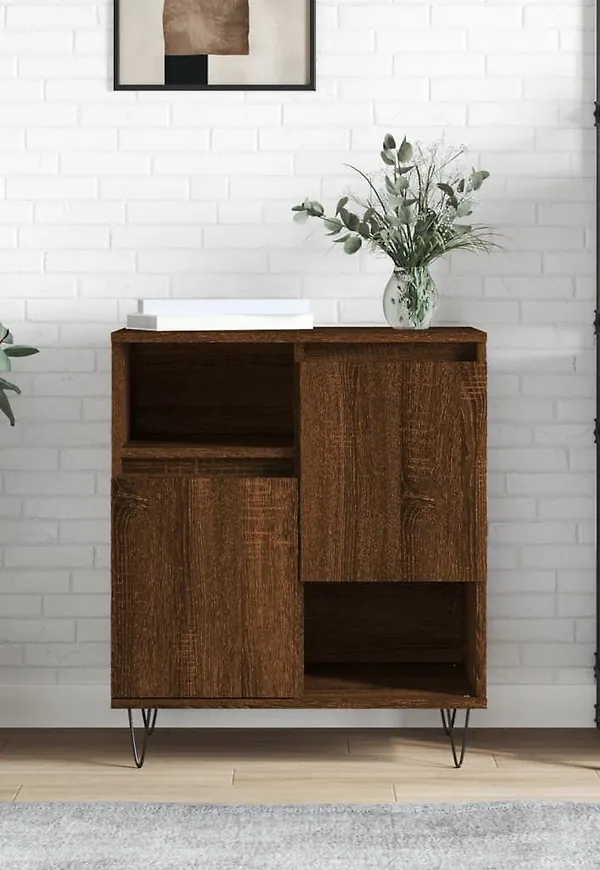 Supersnygg brun bord i ek från vidaXL.