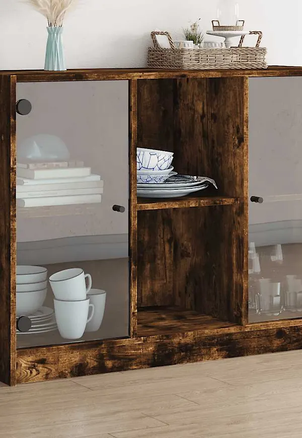 Ikonisk ekskåp i brunt från vidaXL.