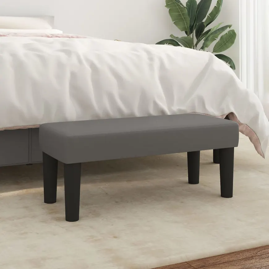 Modern grå bänk 2025 från vidaXL.