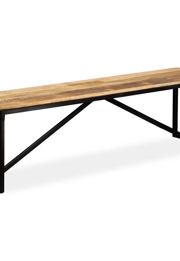 Brun vidaXL-hallbänk i riktigt fin modell.
