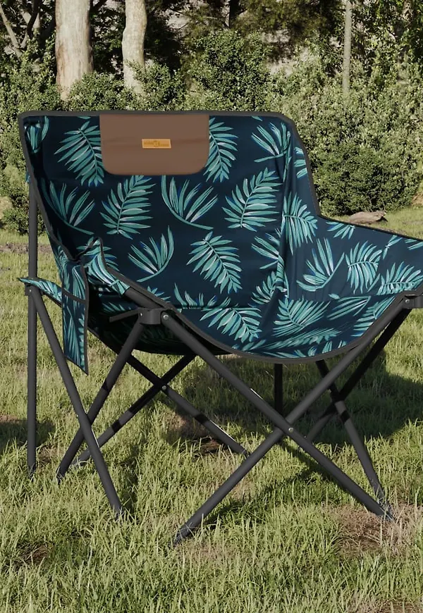 Modern utestol i grönt från vidaXL.