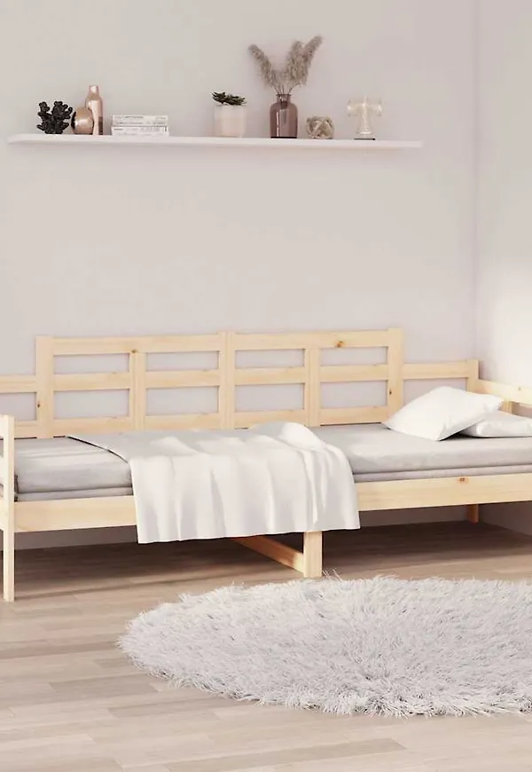 Brun vidaXL-gästsäng i otroligt fin modell.