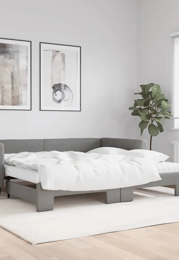 Smickrande grå säng 2025 från vidaXL.