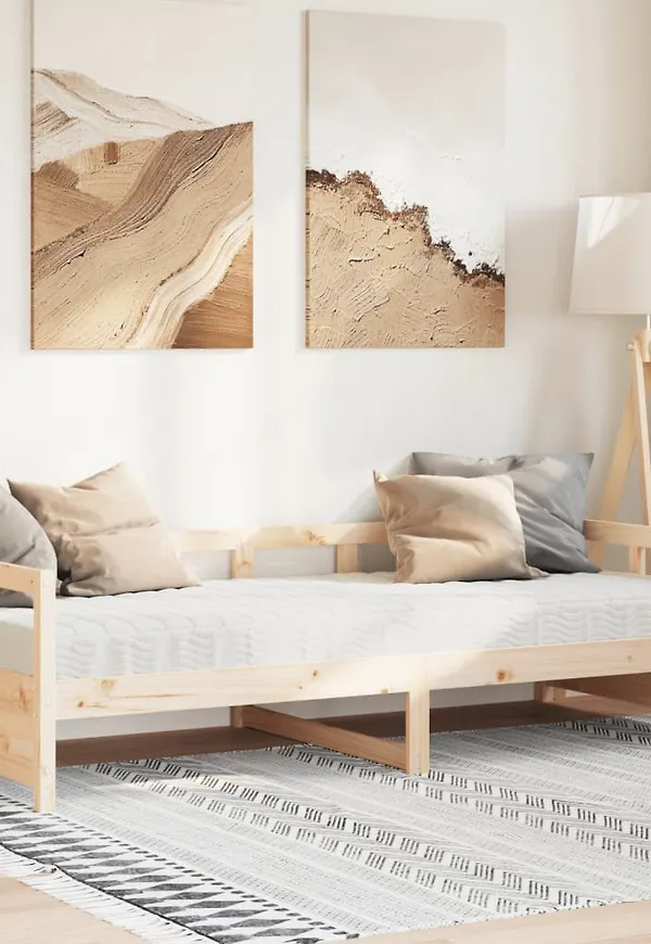 Ikonisk säng i brunt från vidaXL.