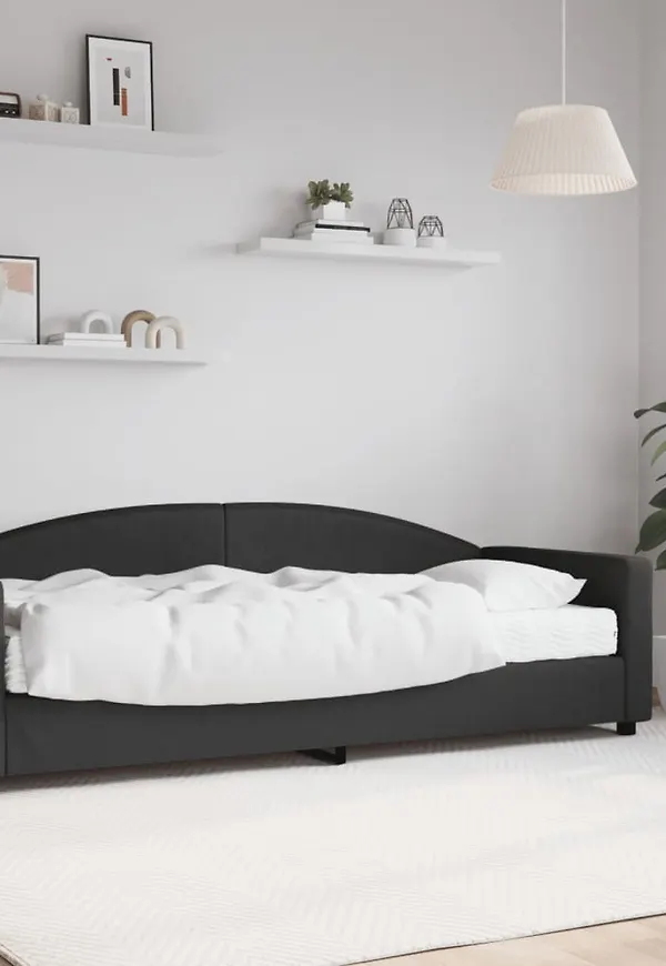 Supersnygg sängram i svart från vidaXL.