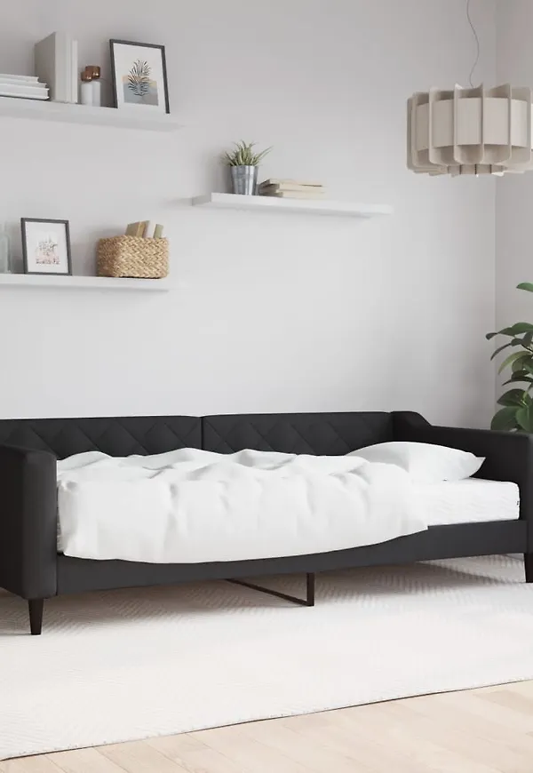 Supersnygg sängram i svart från vidaXL.