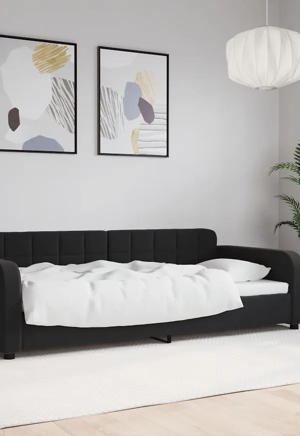 Riktigt fin svart sängram 2025 från vidaXL.