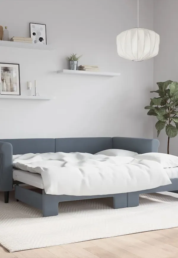 Cool säng i grått från vidaXL.