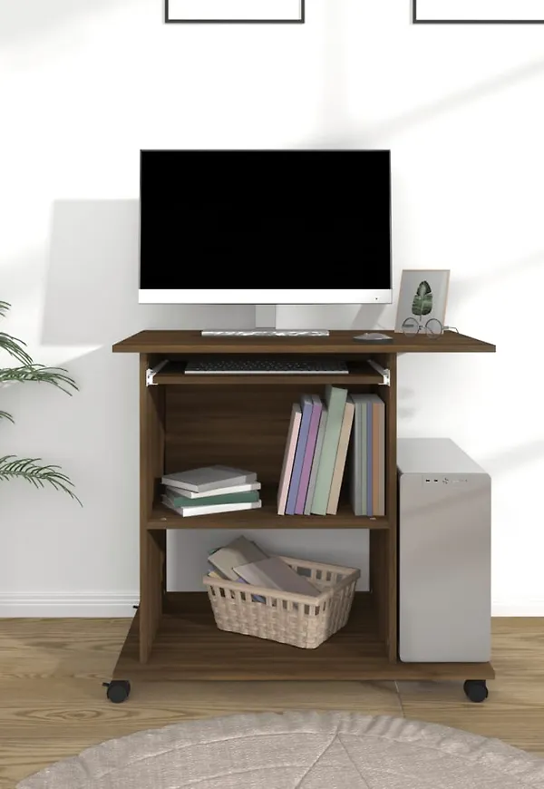 Exklusiv brun bord 2025 från vidaXL.