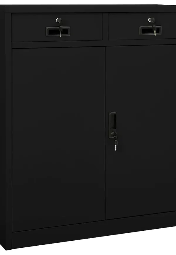 Otroligt snygg förvaringsskåp i svart från vidaXL.