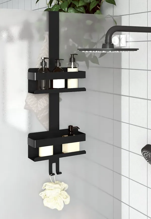 Vacker svart hylla 2025 från vidaXL.