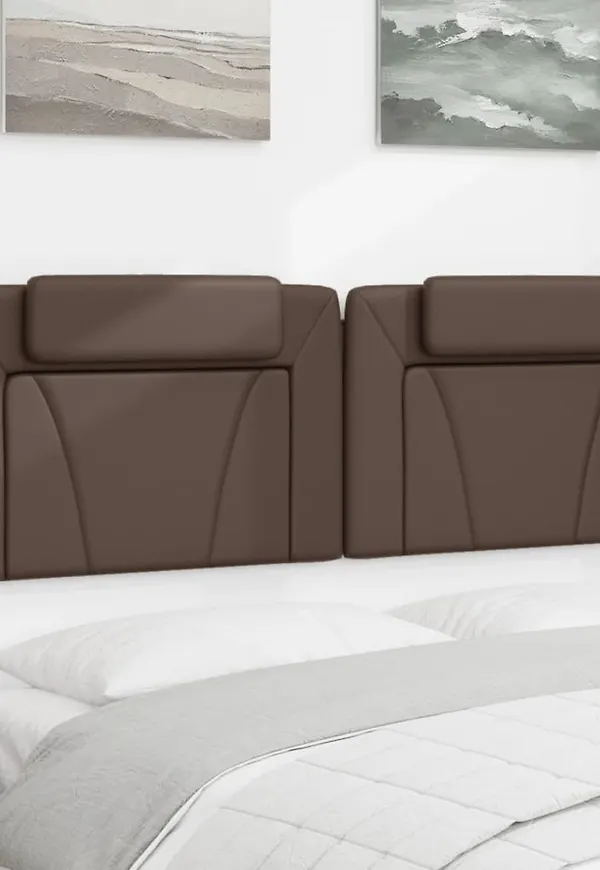 Brun vidaXL-ramar i supersnygg modell.