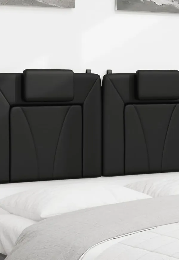 Svart vidaXL-sängram i superfin modell.