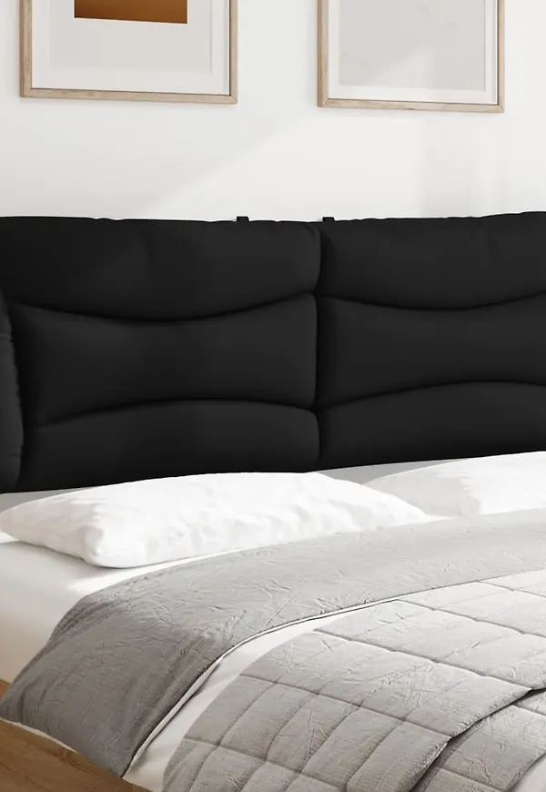 Svart vidaXL-sängram i riktigt fin modell.