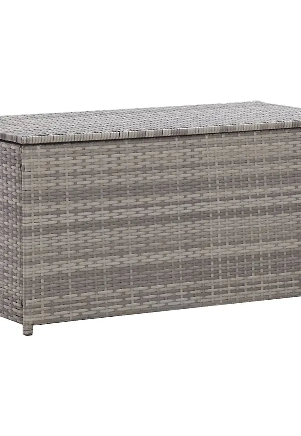 Riktigt fin förvaringslåda i grått från vidaXL.