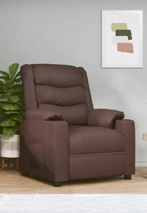 Otroligt snygg läderstol 2025 från vidaXL.