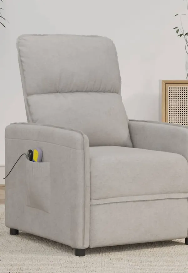 Grå vidaXL-stol i jättefin modell.