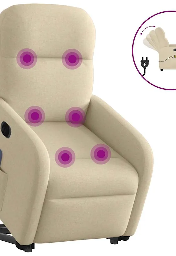 Riktigt snygg massagefåtölj 2024 från vidaXL.