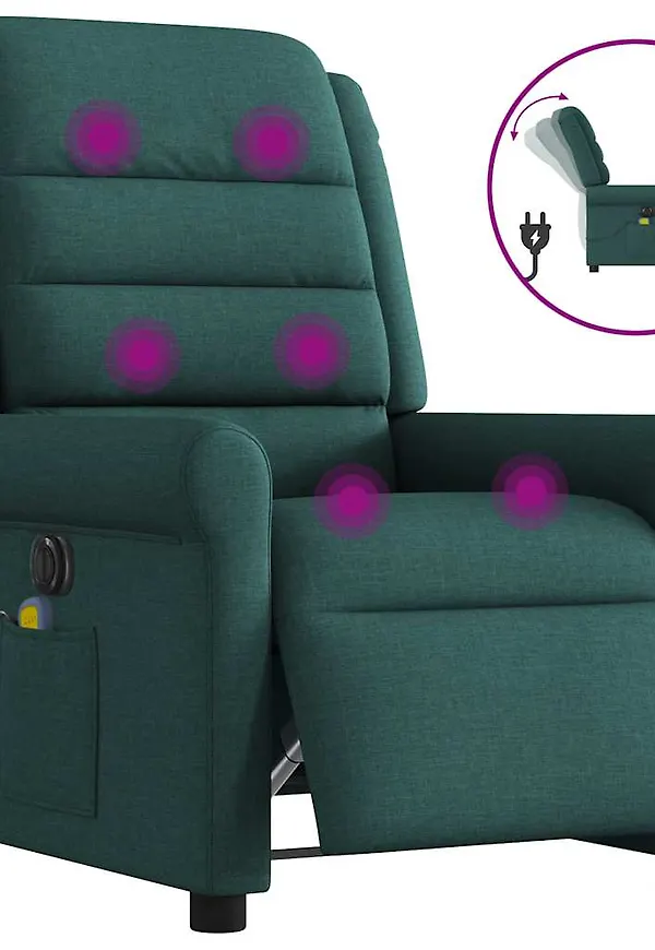 Moderiktig grön fåtölj 2025 från vidaXL.