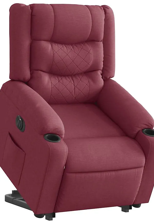 Röd vidaXL-reclinerfåtölj i fin modell.