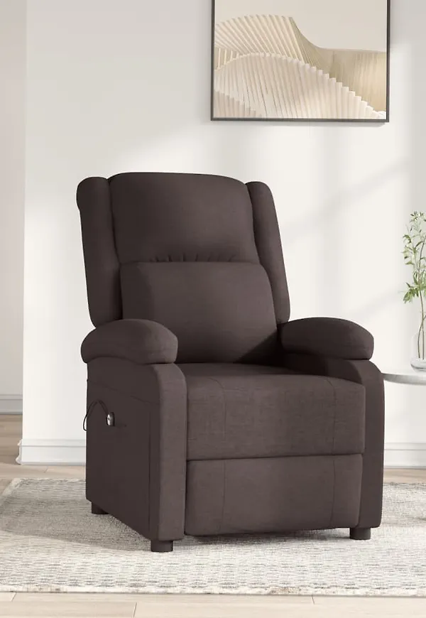 Brun vidaXL-reclinerfåtölj i vacker modell.