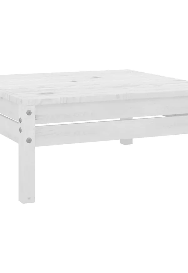 Vit vidaXL-sittmöbel i söt modell.