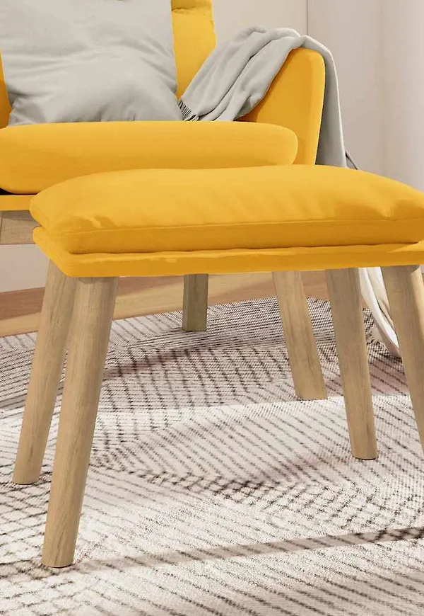 Riktigt trendig pall i senapsgult från vidaXL.