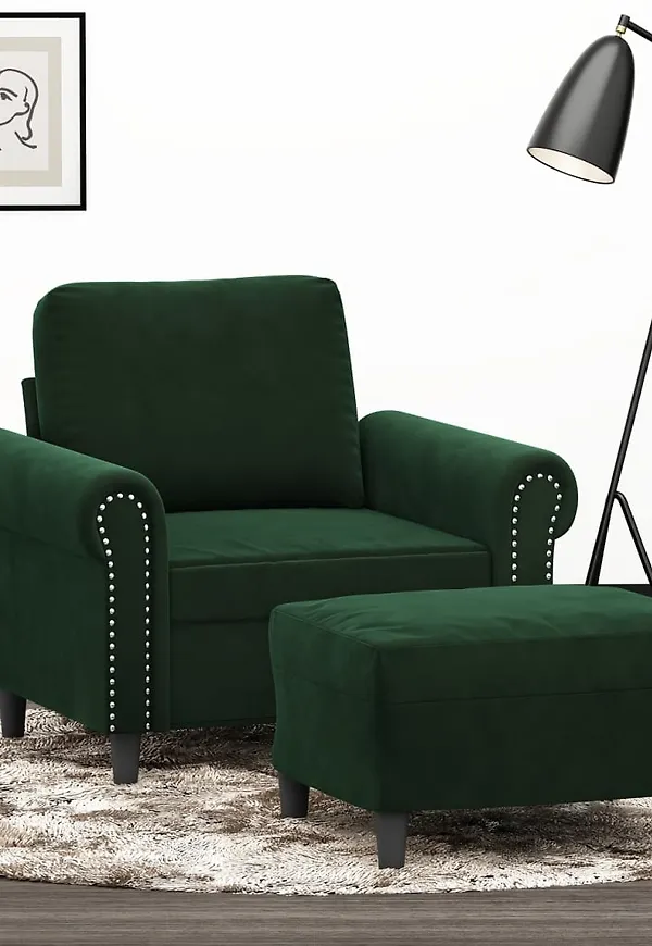 Grön fåtölj som passar perfekt till våren 2025!
