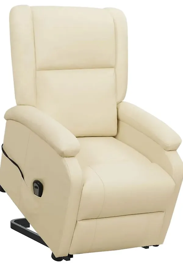 Jättesnygg fåtölj i bomull från vidaXL.