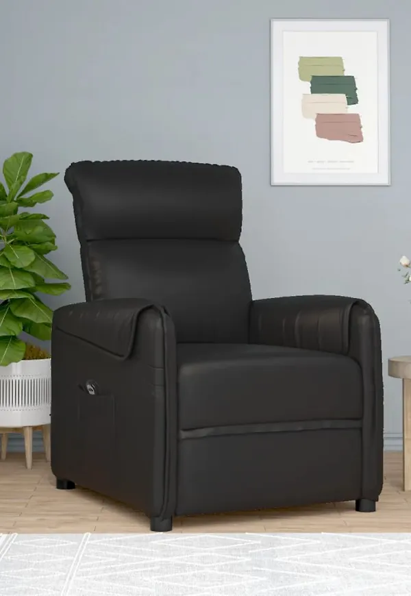 Riktigt trendig fåtölj i svart från vidaXL.